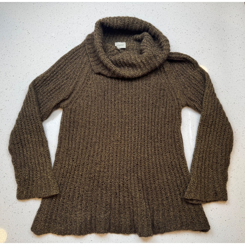 United Colors of Benetton Sweater Womens M Excellent Mohair Cowl Neck Italy
